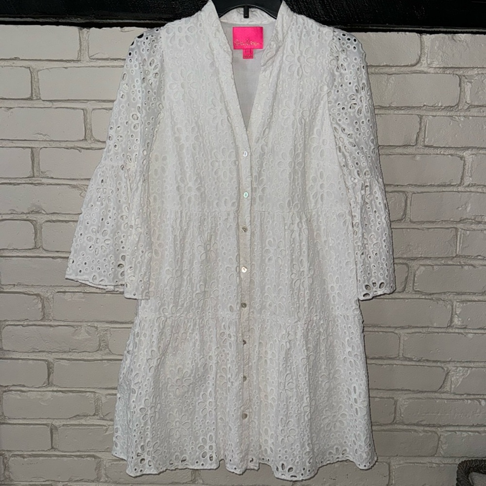Lilly Pulitzer resort white dress size 6 worn once